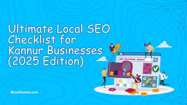 Local SEO checklist by top digital marketer in Kannur