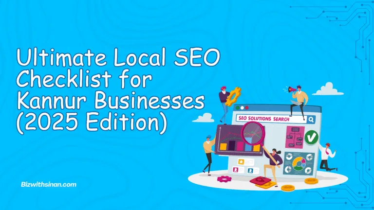 Local SEO checklist by top digital marketer in Kannur